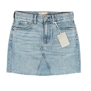 Everlane Light Blue Denim Mini Skirt NWT